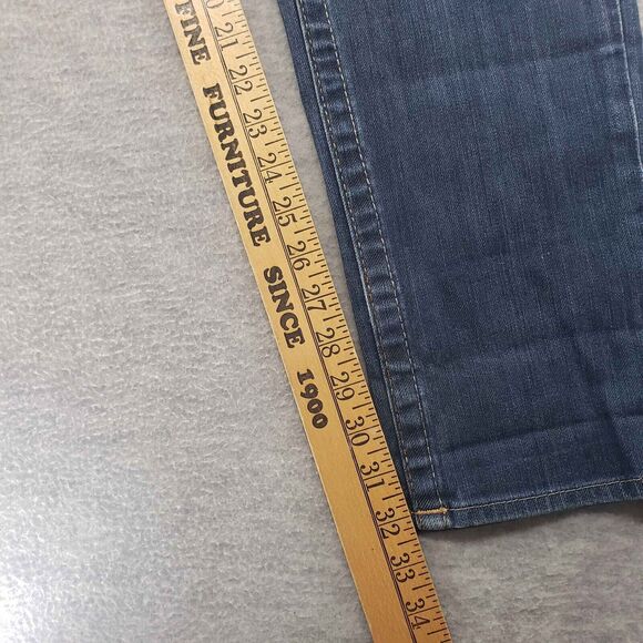 True Religion Blue Jeans Mens 32x32 Button Fly Denim Pants Medium Wash USA Made - Picture 7 of 9